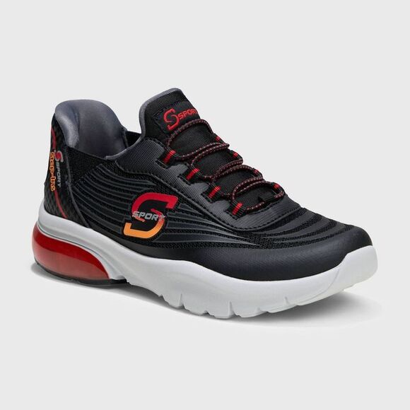 S SPORT BY SKECHERS -  Kids' Ryle Sneakers - Black 13 Black - Picture 1 of 4